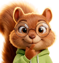 Mapy, el mapache protagonista de Las cuentas de Mapy